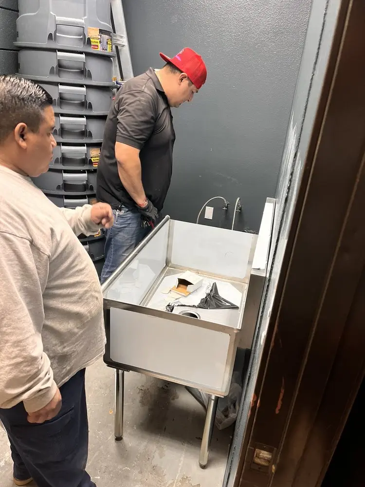 Commercial plumbing and sink installation in South Lake Worth